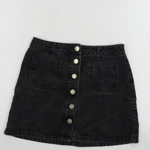 Miss Selfridge  Womens Grey   A-Line Skirt Size 12