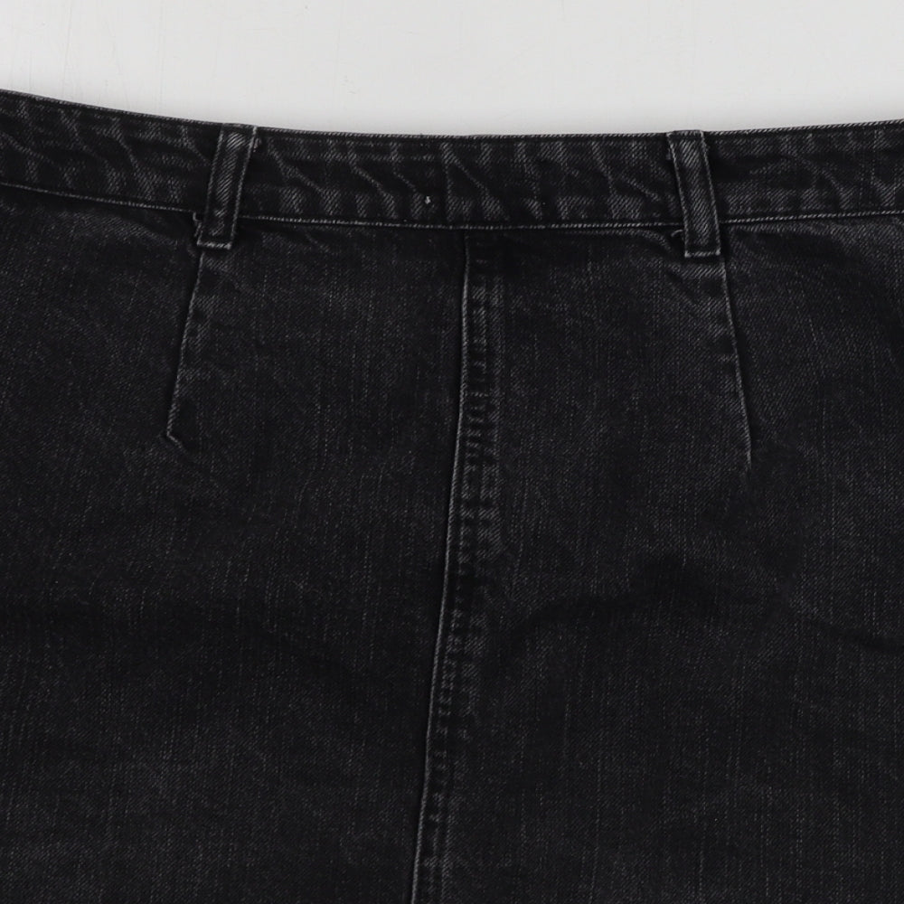 Miss Selfridge  Womens Grey   A-Line Skirt Size 12