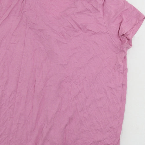 Missguided Womens Pink   Basic Button-Up Size 10