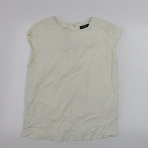 Marks and Spencer Womens Ivory   Basic Tank Size 10