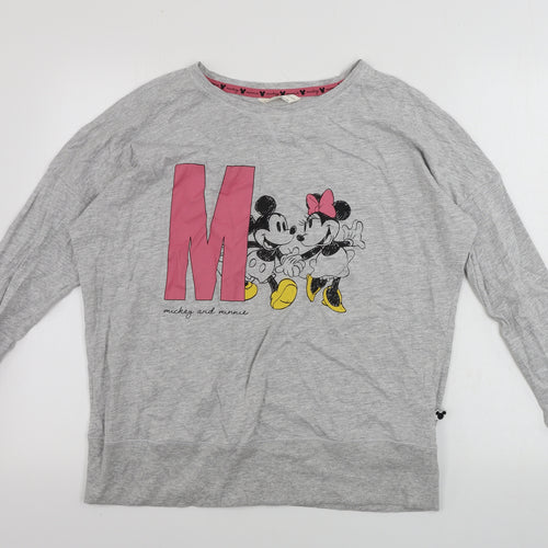Marks and Spencer  Womens Grey   Basic T-Shirt Size 12  - DISNEY