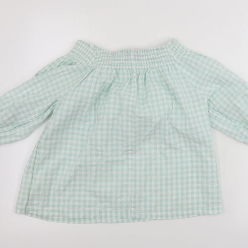 Atmosphere  Womens Green Check  Basic Tank Size 8