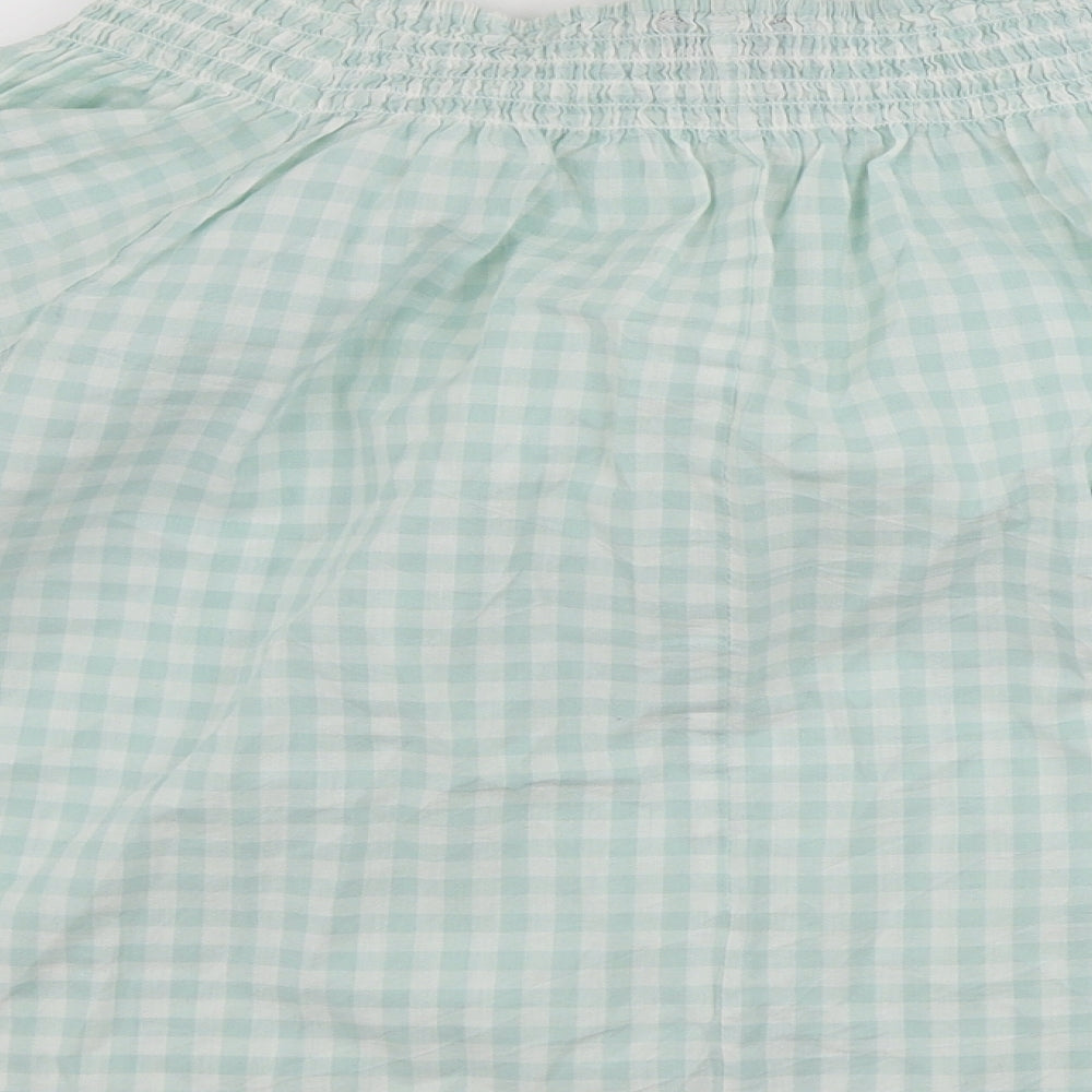 Atmosphere  Womens Green Check  Basic Tank Size 8