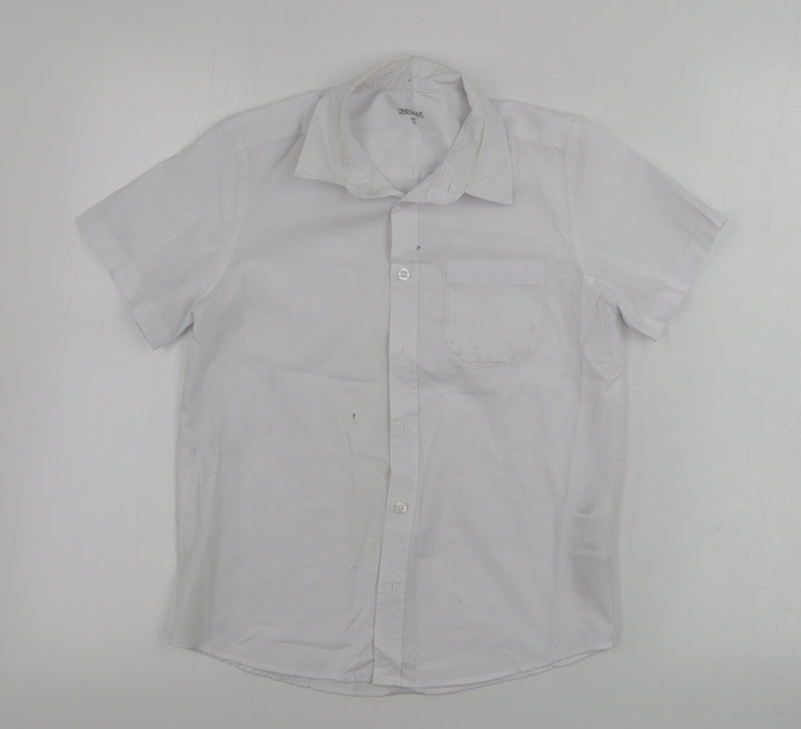Debenhams  Boys White   Basic Button-Up Size 10 Years