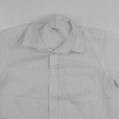Debenhams  Boys White   Basic Button-Up Size 10 Years