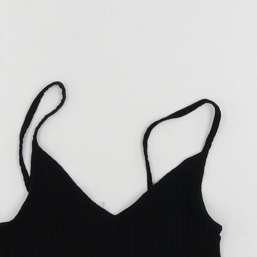 H&M  Womens Black   Basic Tank Size S
