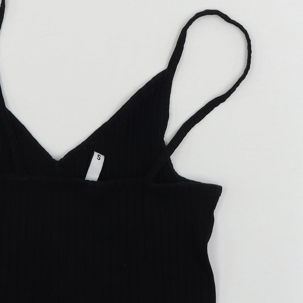 H&M  Womens Black   Basic Tank Size S