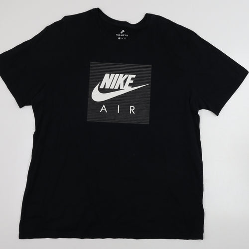 Nike  Mens Black    T-Shirt Size 2XL