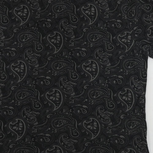 Pretty Green  Mens Grey Floral   Polo Size L