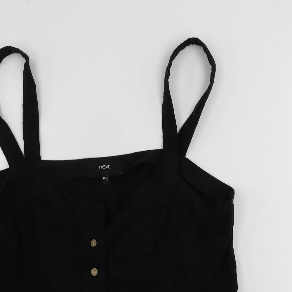 NEXT Womens Black   Basic T-Shirt Size 14