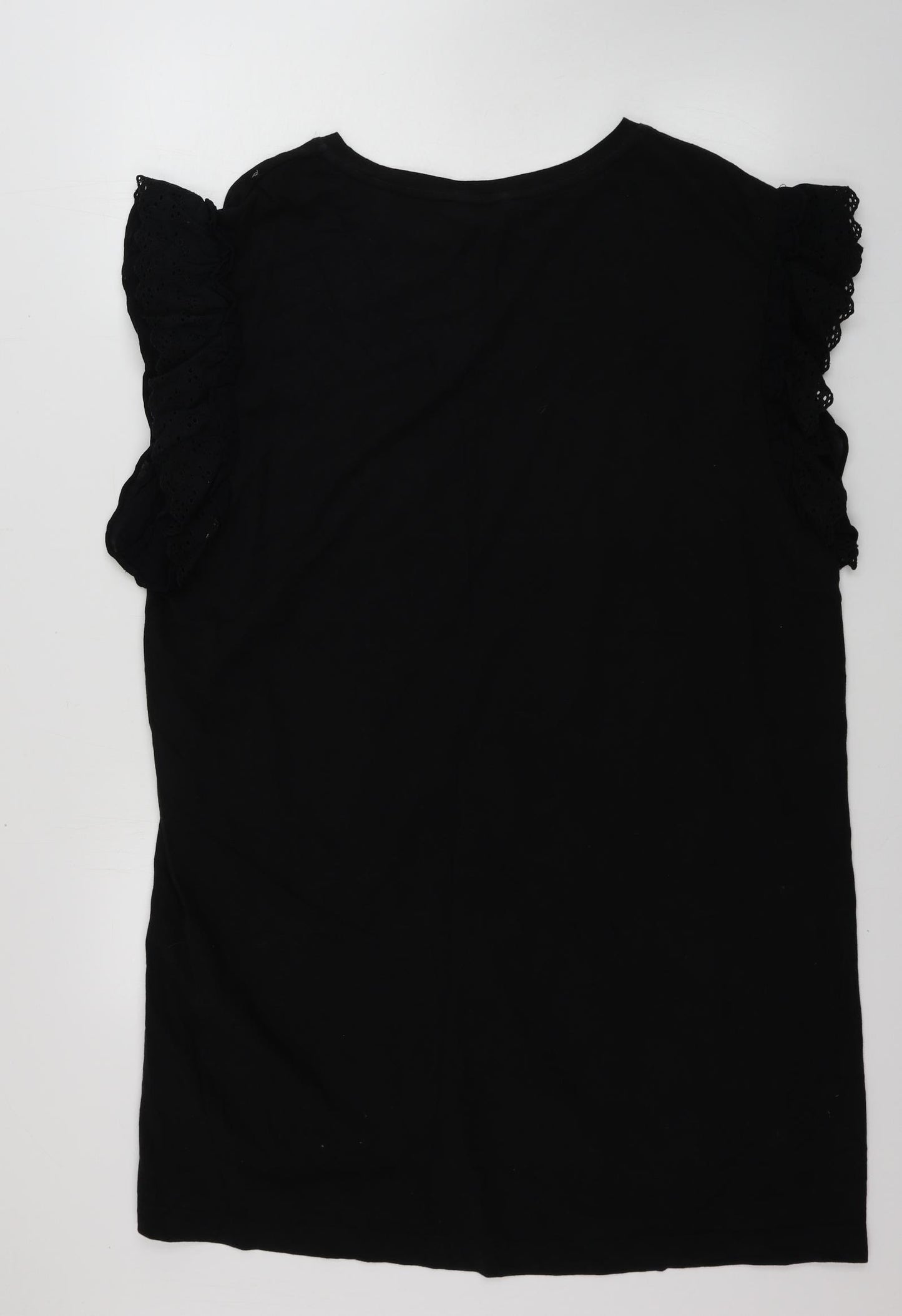 AllSaints  Womens Black   Basic T-Shirt Size L