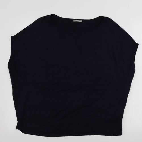 Zara Womens Blue   Basic T-Shirt Size L