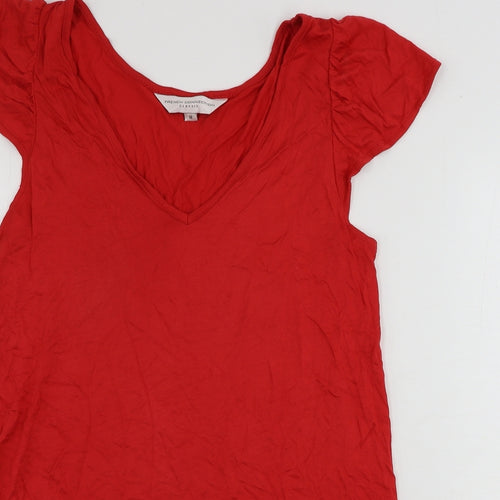 French Connection Womens Red   Basic Tank Size M