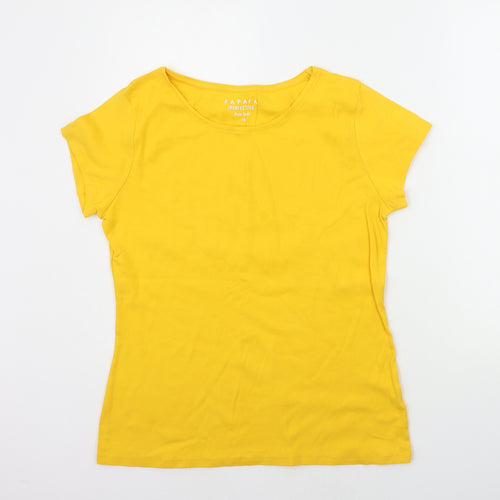 Matalan Womens Yellow   Basic T-Shirt Size 16