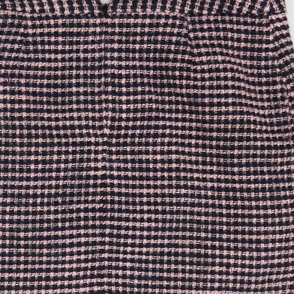 Papaya Womens Orange Check  A-Line Skirt Size 16