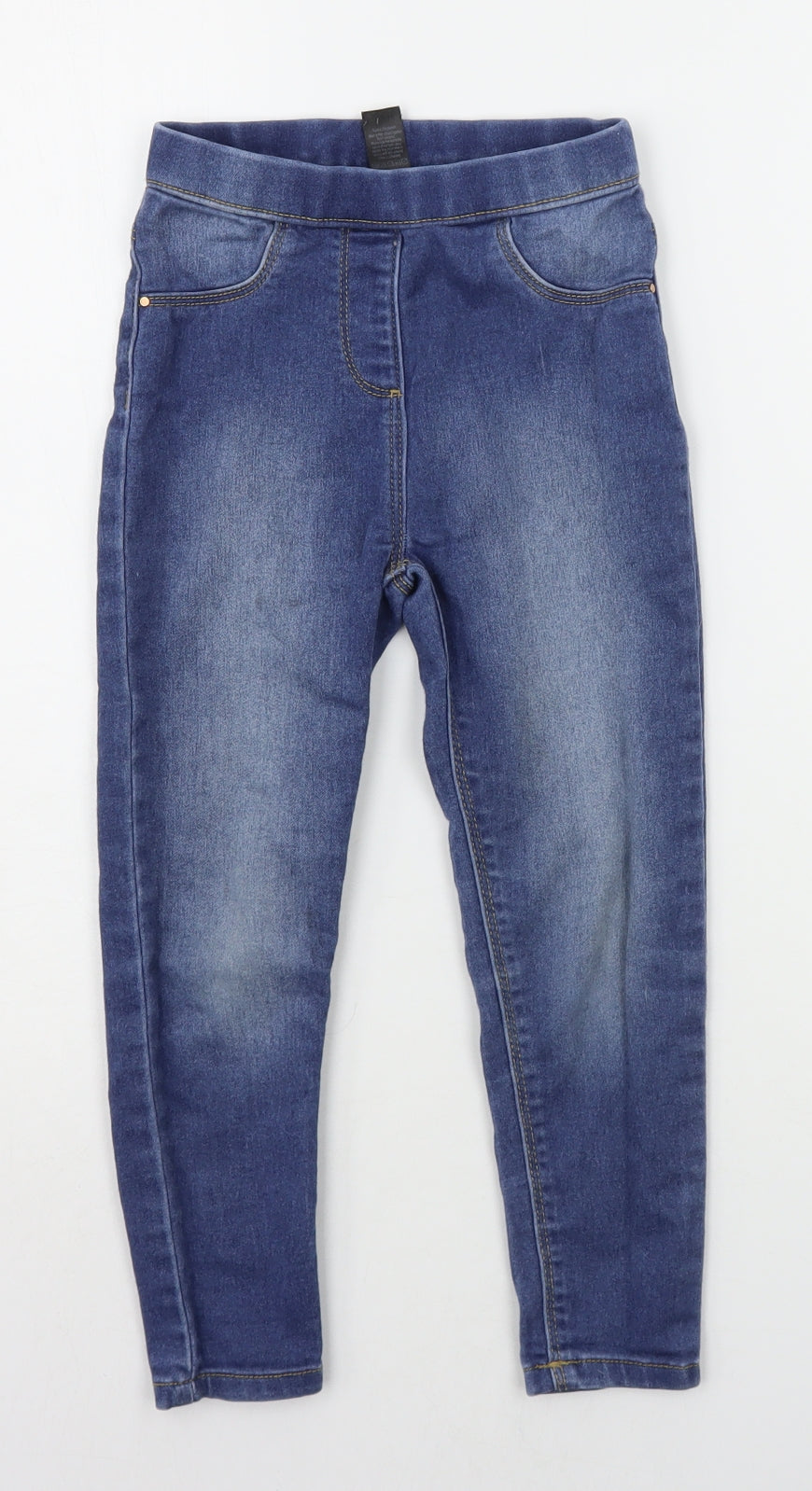 George Girls Blue   Straight Jeans Size 5-6 Years
