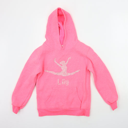 Varsany Girls Pink   Pullover Hoodie Size 9-10 Years  - LILY