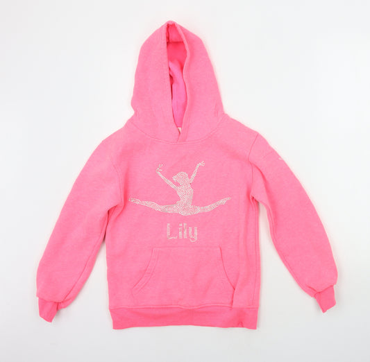 Varsany Girls Pink   Pullover Hoodie Size 9-10 Years  - LILY
