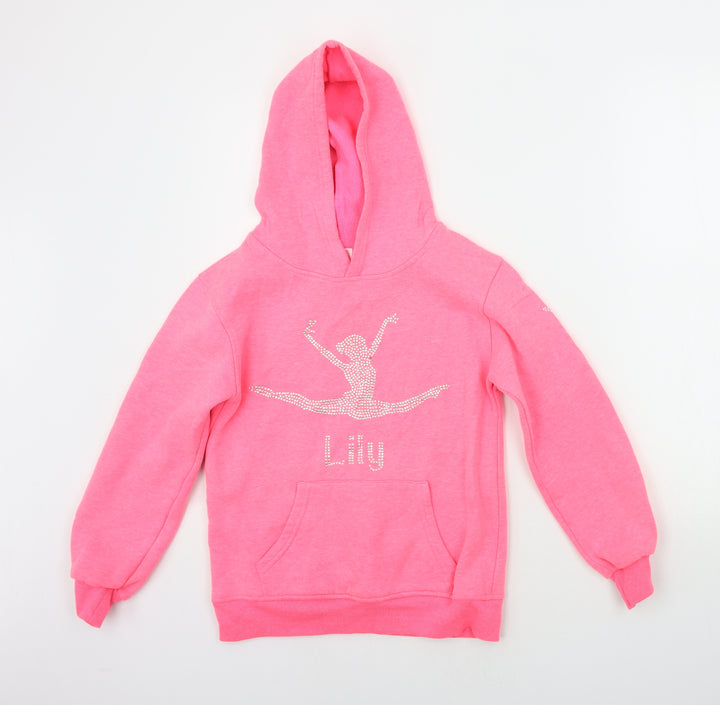 Varsany Girls Pink   Pullover Hoodie Size 9-10 Years  - LILY