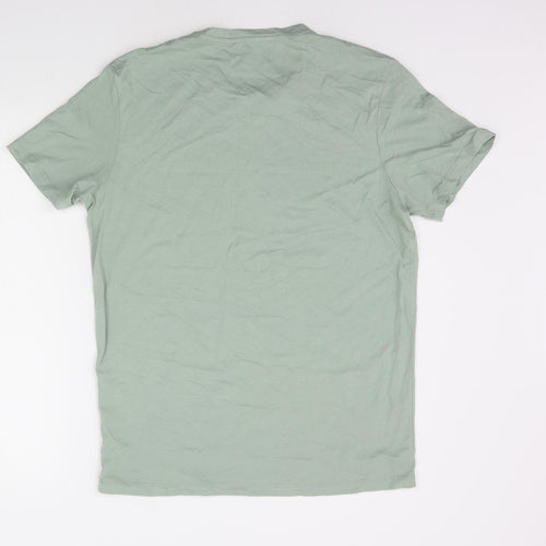 JACK AND JONES Mens Green    T-Shirt Size M