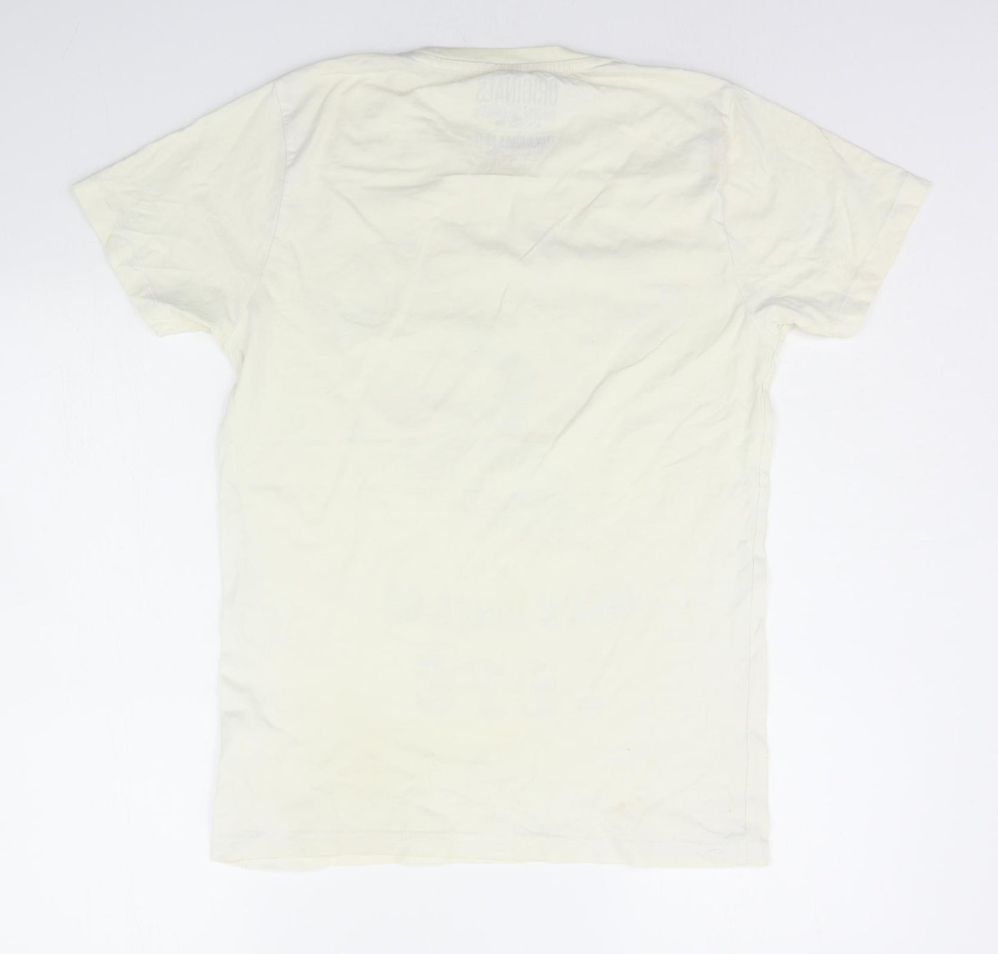 JACK AND JONES Mens Yellow    T-Shirt Size M