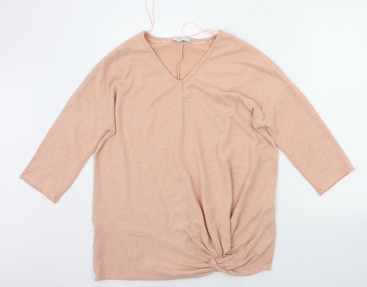 Matalan Girls Pink   Pullover Jumper Size 14 Years