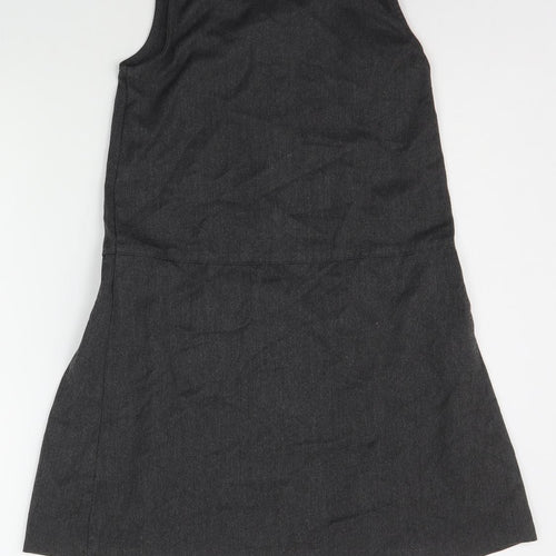 TU Girls Grey Houndstooth  A-Line  Size 10 Years