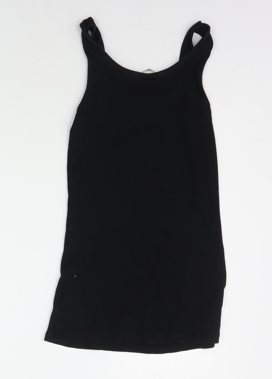 Marks and Spencer Womens Black   Basic Tank Size 12