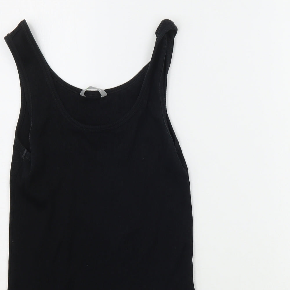 Marks and Spencer Womens Black   Basic Tank Size 12