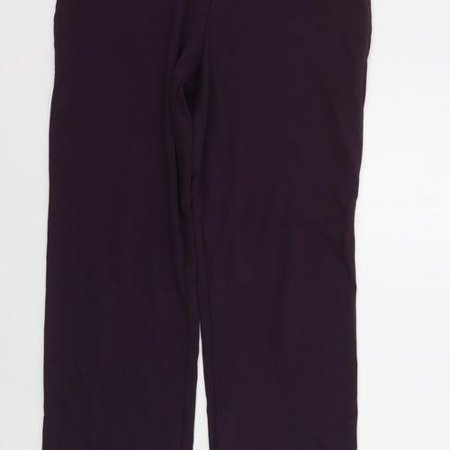 Papaya Womens Purple   Jegging Trousers Size 12 L24 in