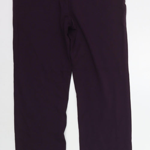 Papaya Womens Purple   Jegging Trousers Size 12 L24 in