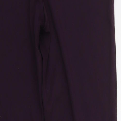 Papaya Womens Purple   Jegging Trousers Size 12 L24 in