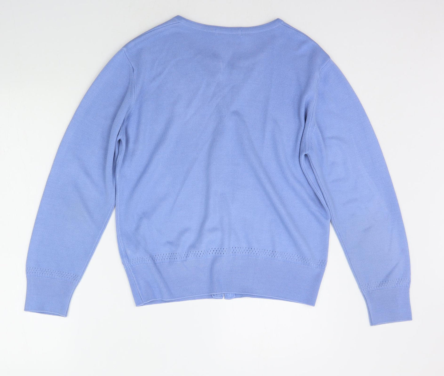 Marks and Spencer Womens Blue   Cardigan Jumper Size 16