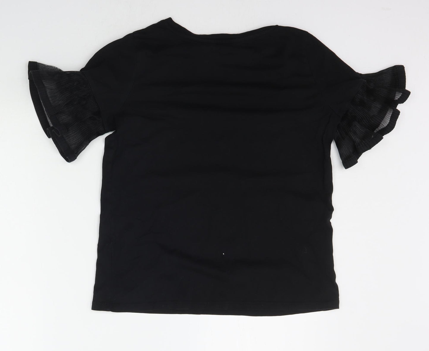 River Island Womens Black   Basic T-Shirt Size 8
