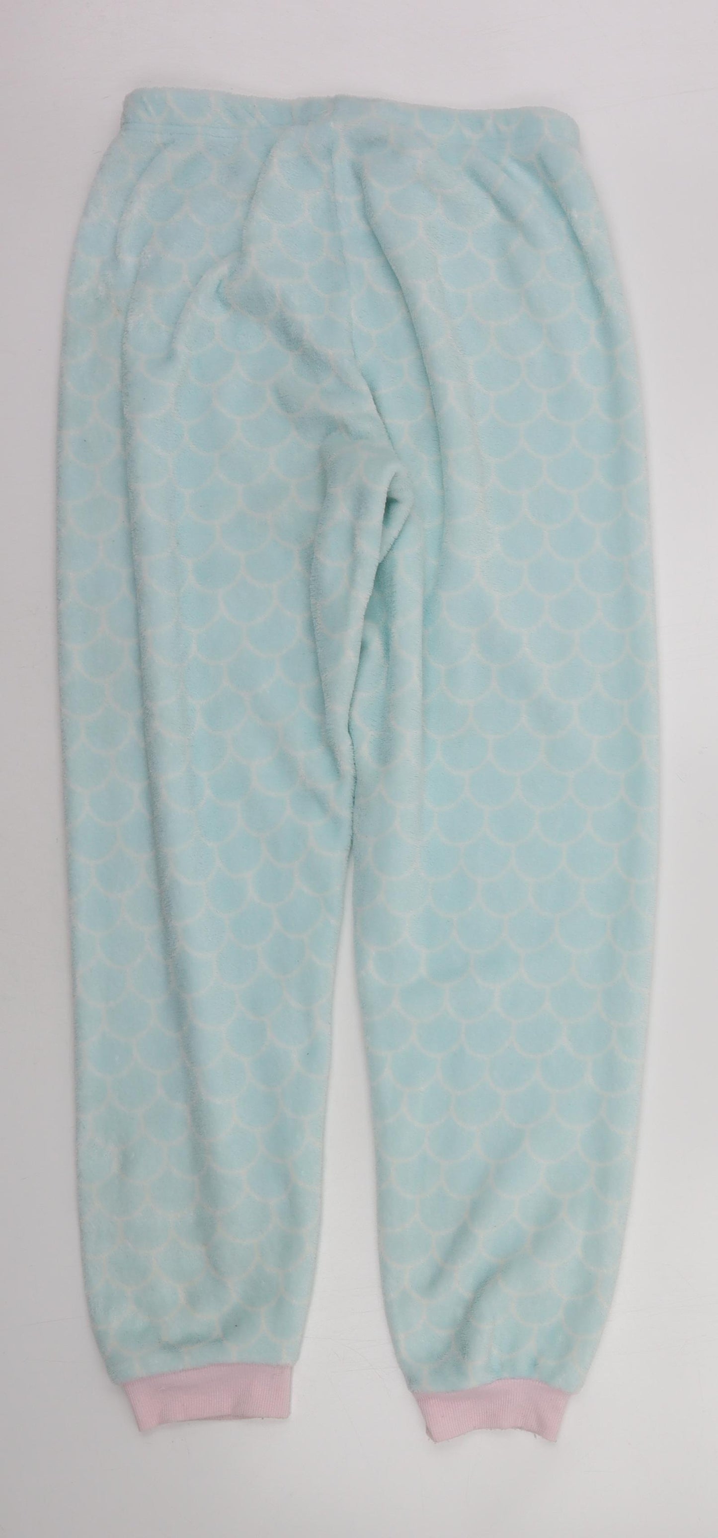 Primark Womens Green Geometric  Top Pyjama Pants Size S