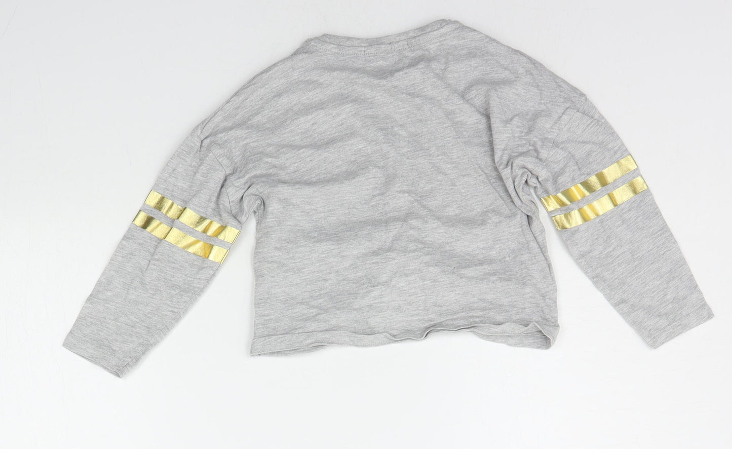 Marks and Spencer Girls Grey   Basic T-Shirt Size 3-4 Years