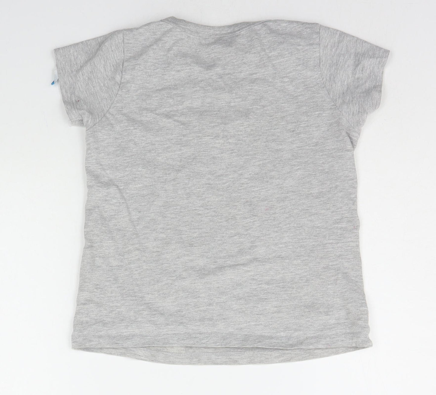 Fashion Uk Boys Grey   Basic T-Shirt Size 5-6 Years  - angry birds