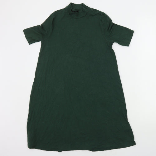 Topshop Womens Green   Basic T-Shirt Size 6