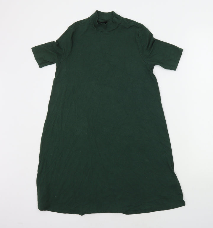 Topshop Womens Green   Basic T-Shirt Size 6