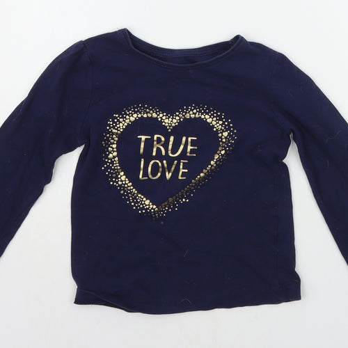 Young Dimension Boys Blue   Basic T-Shirt Size 4-5 Years