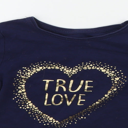 Young Dimension Boys Blue   Basic T-Shirt Size 4-5 Years