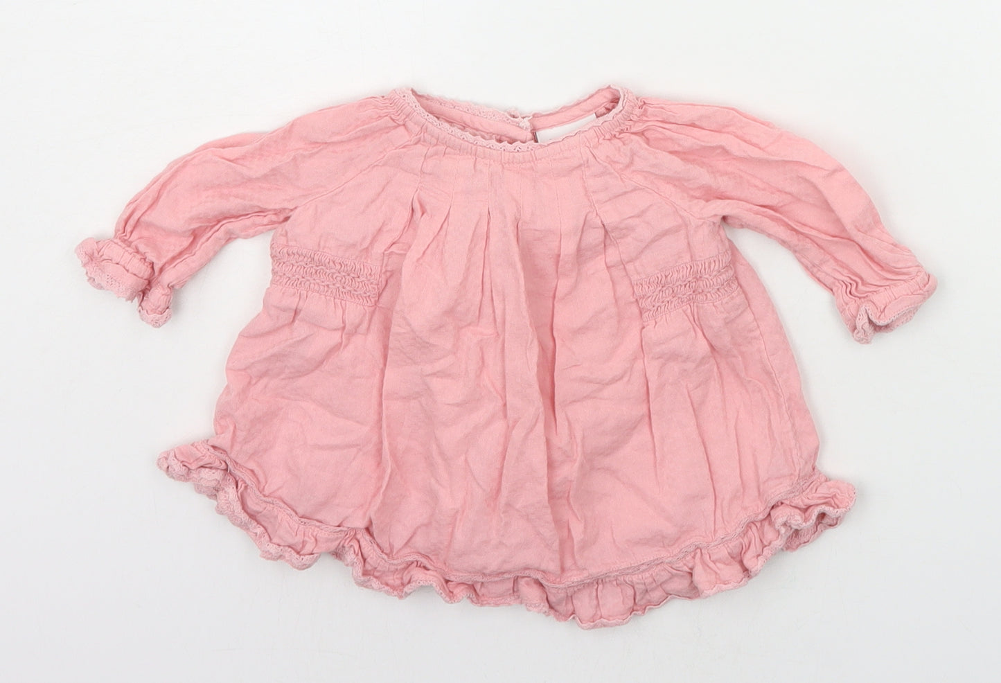 NEXT Baby Pink Houndstooth  A-Line  Size 0-3 Months