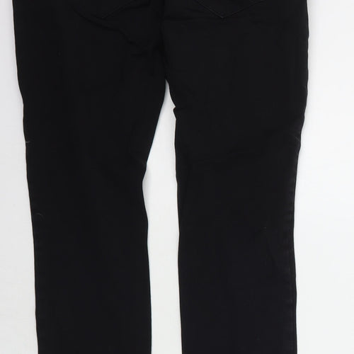 JASPER CORAN Womens Black   Straight Jeans Size 10 L24 in