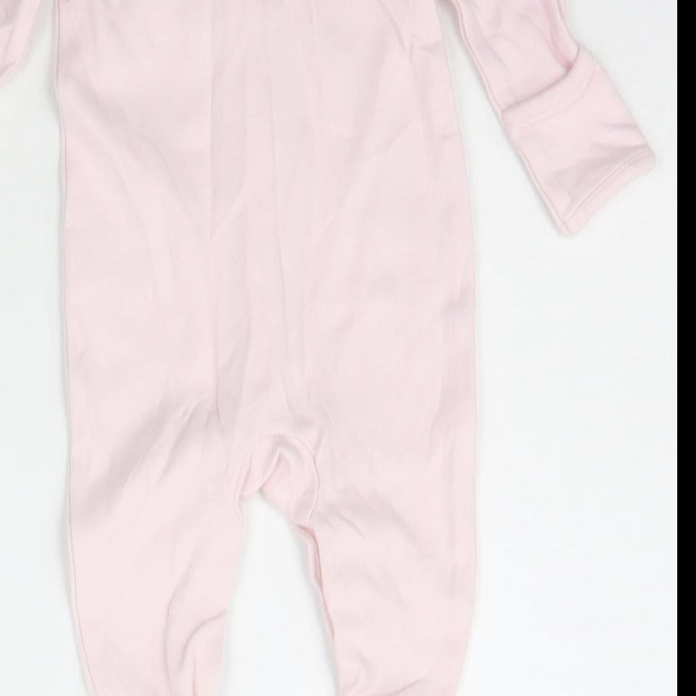 mamas & papas Baby Pink   Babygrow One-Piece Size 0-3 Months