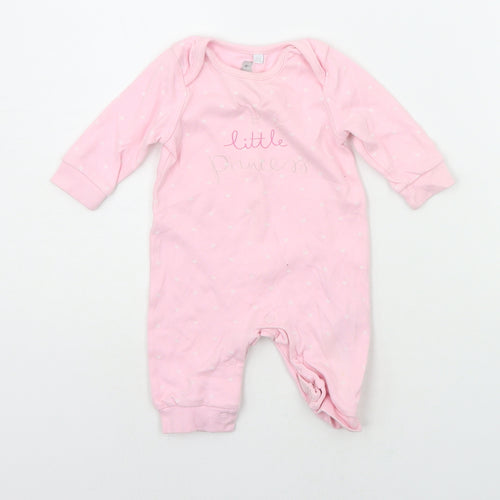 Blue Zoo Baby Pink   Babygrow One-Piece Size 0-3 Months