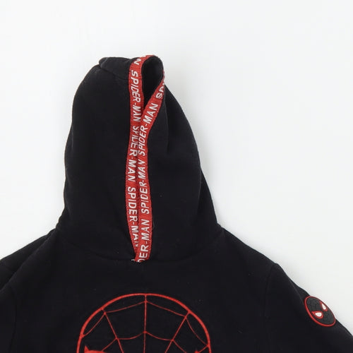 Primark Boys Black   Pullover Hoodie Size 3-4 Years  - Spider Man