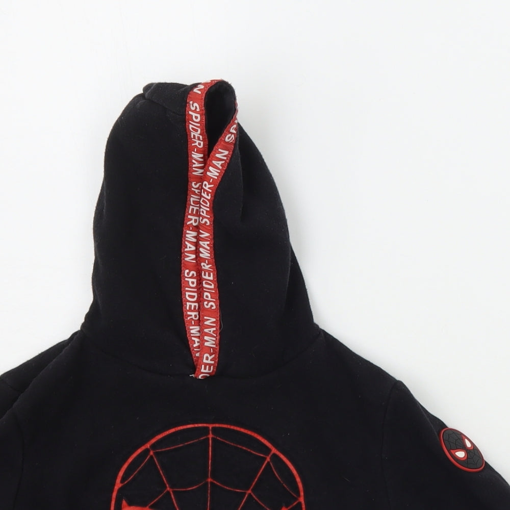 Primark Boys Black   Pullover Hoodie Size 3-4 Years  - Spider Man