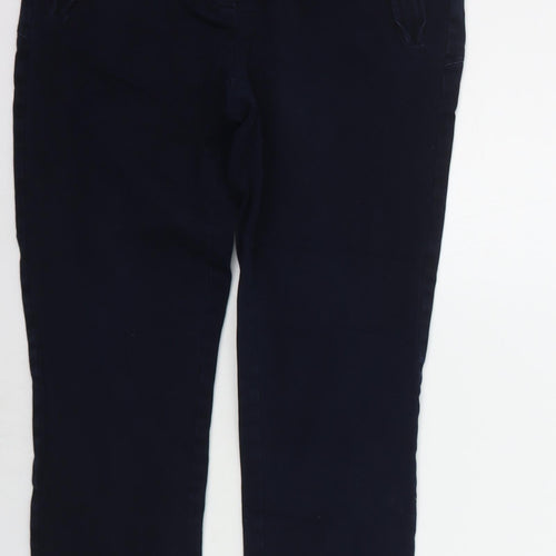 JASPER CORAN Womens Blue Houndstooth  Straight Jeans Size 10 L24 in