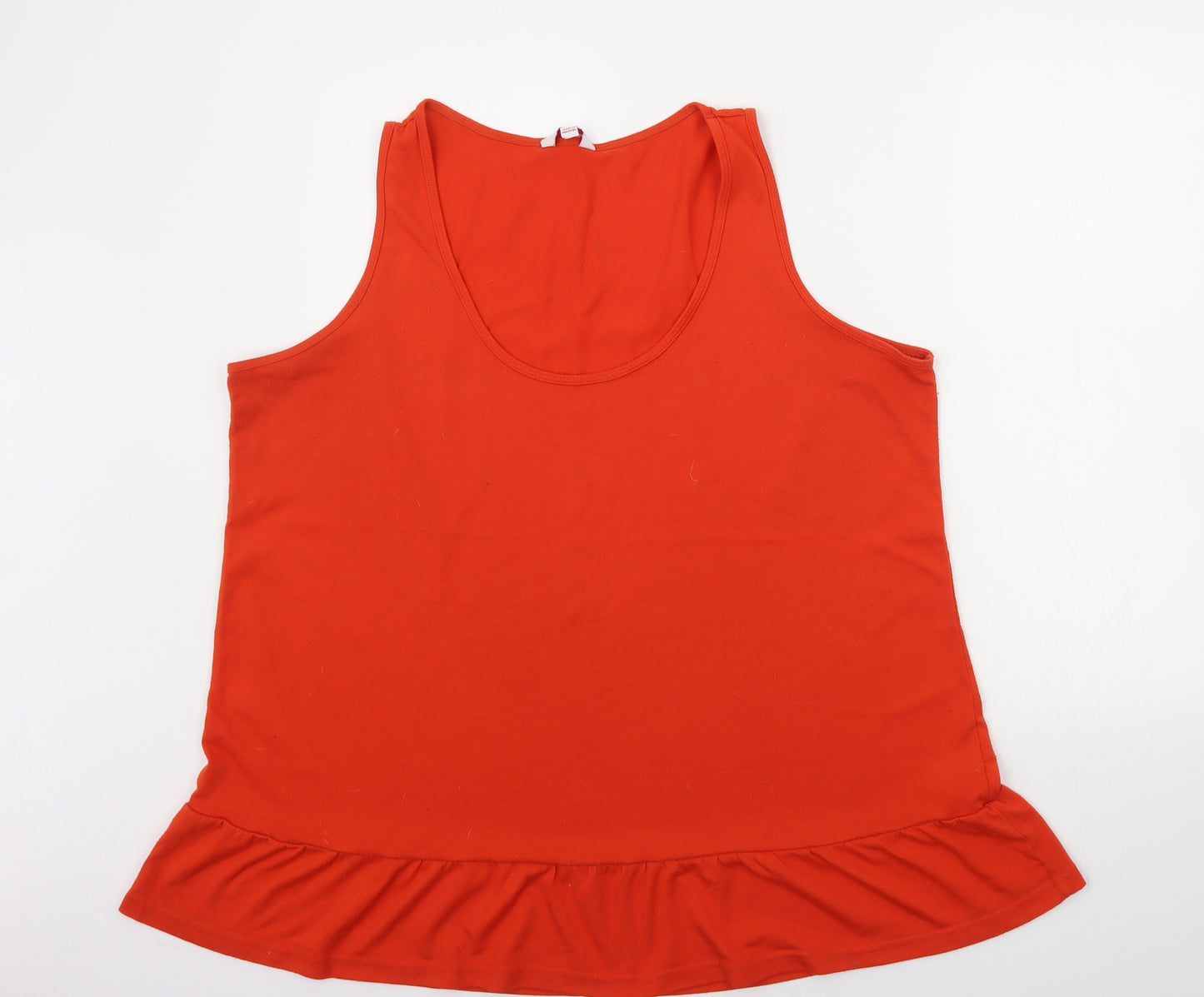 Simply Be Womens Orange   Basic Tank Size 22