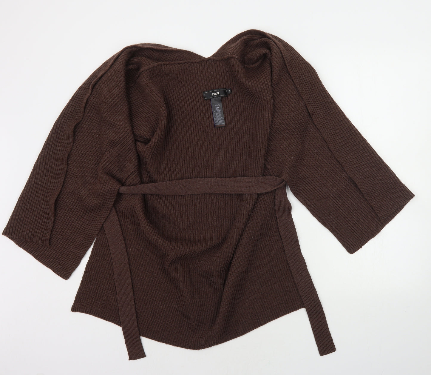 NEXT Womens Brown   Cardigan Jumper Size M  - BELTED